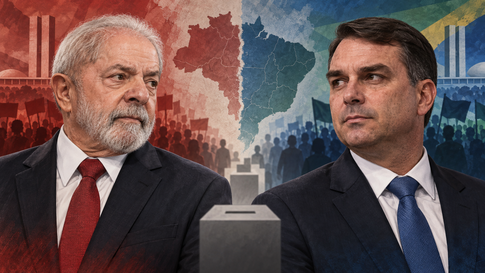 BTG/Nexus aponta empate técnico entre Lula e Flávio Bolsonaro